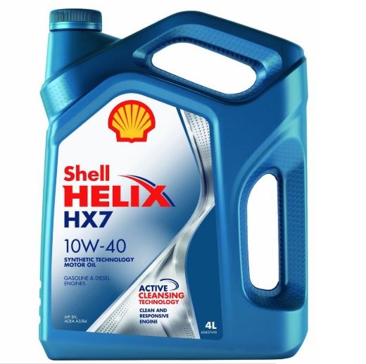 Моторное масло SHELL HX7 10W40