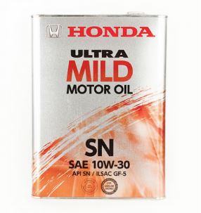Моторное масло  Honda Ultra Mild SN 10w30