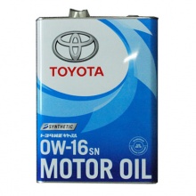 Моторное масло TOYOTA Motor Oil SN 0W16