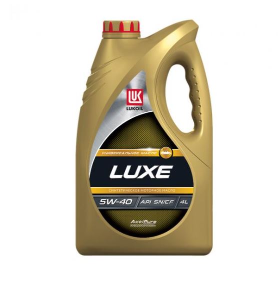 Моторное масло Lukoil Luxe Synthetic 5W40 4Л