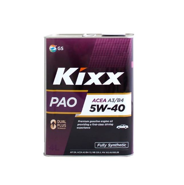 Масло моторное Kixx PAO A3/B4 5W-40