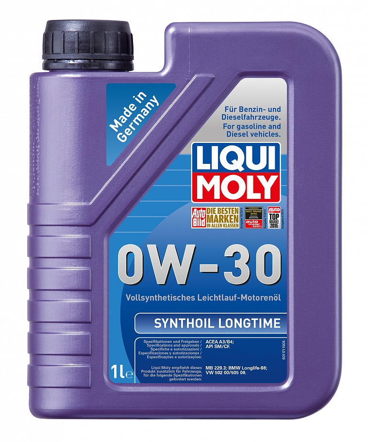  Синтетическое моторное масло Synthoil Longtime 0W-30