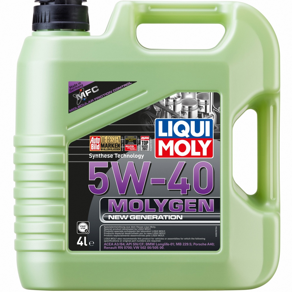 Моторное масло LIQUI MOLY Molygen New Generation 5W40